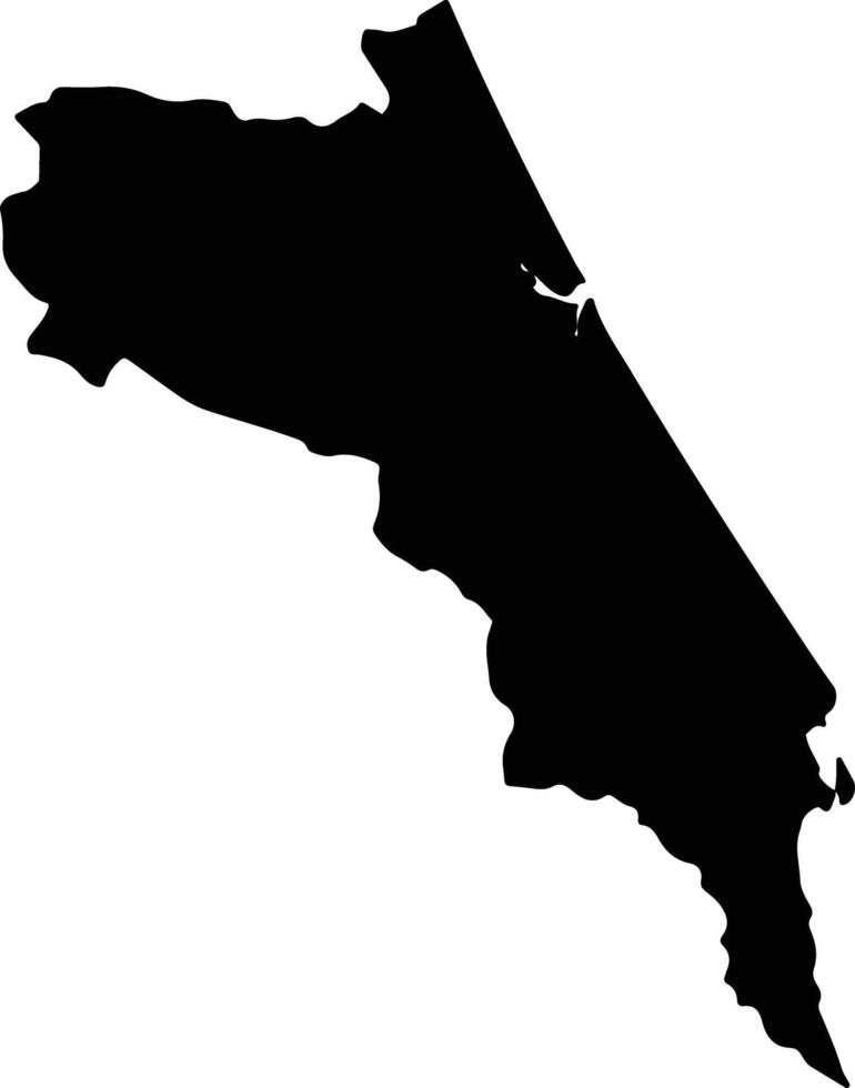 Duc Pho Vietnam silhouette map vector
