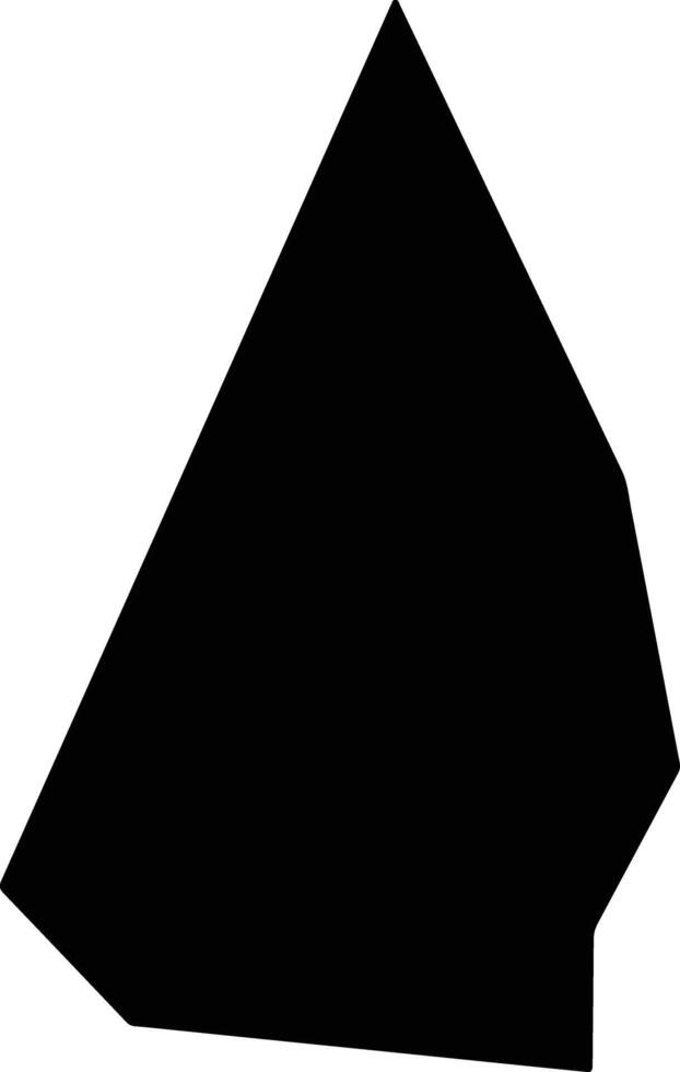 Dujiangyanshi China silhouette map vector