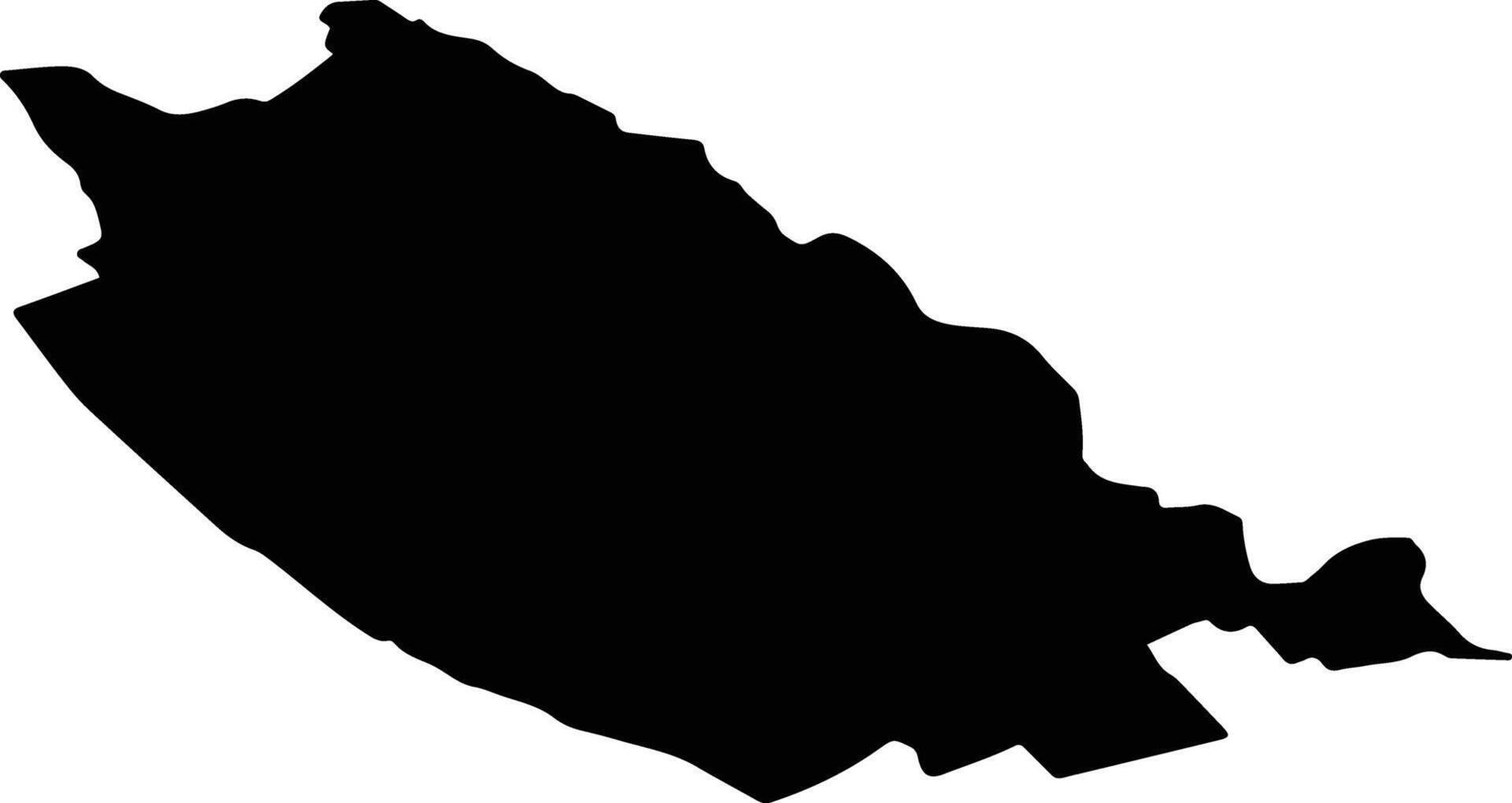 DULCESTI Romania silhouette map vector