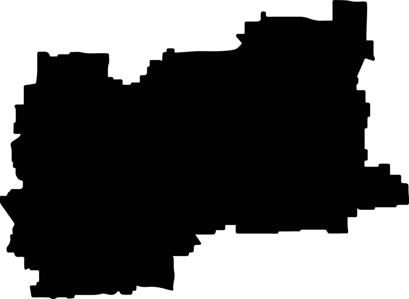 Dumbleyung Australia silhouette map vector