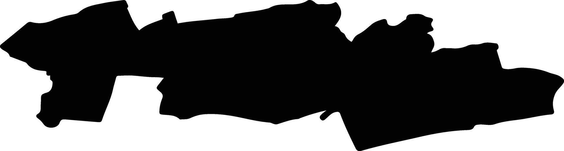 DUMBRAVA Romania silhouette map vector