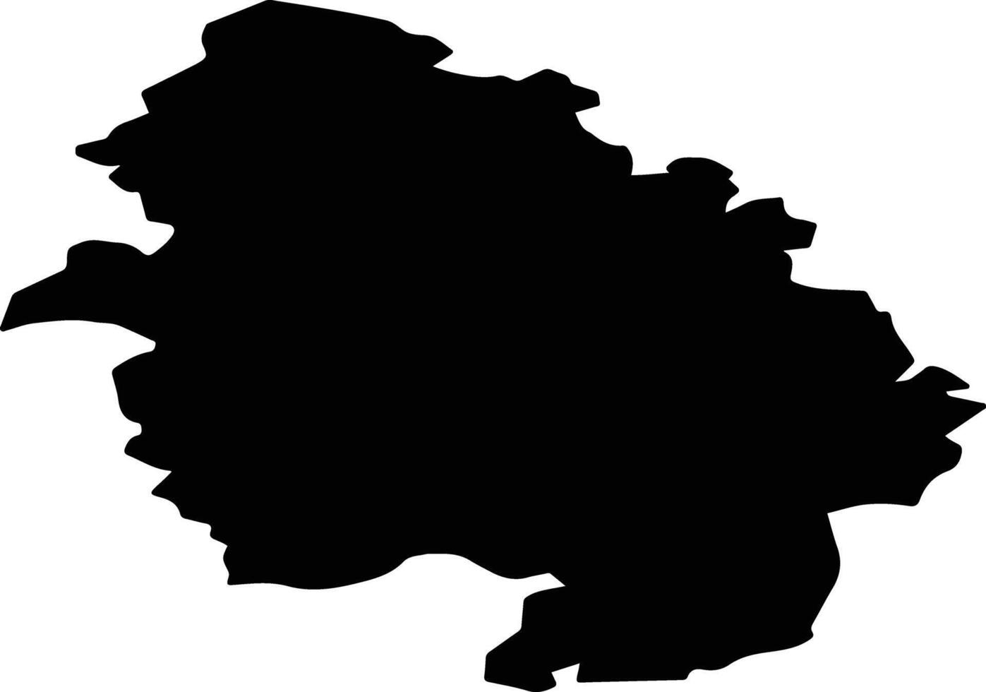 Duminichsky District Russia silhouette map vector