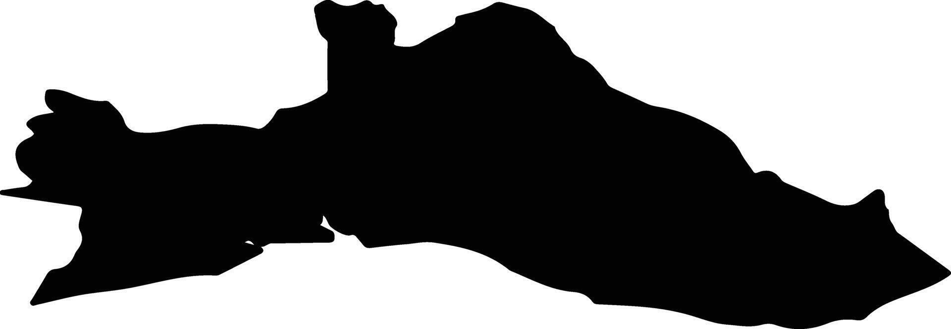 DUNDALK CARLINGFORD LEA 6 Ireland silhouette map vector