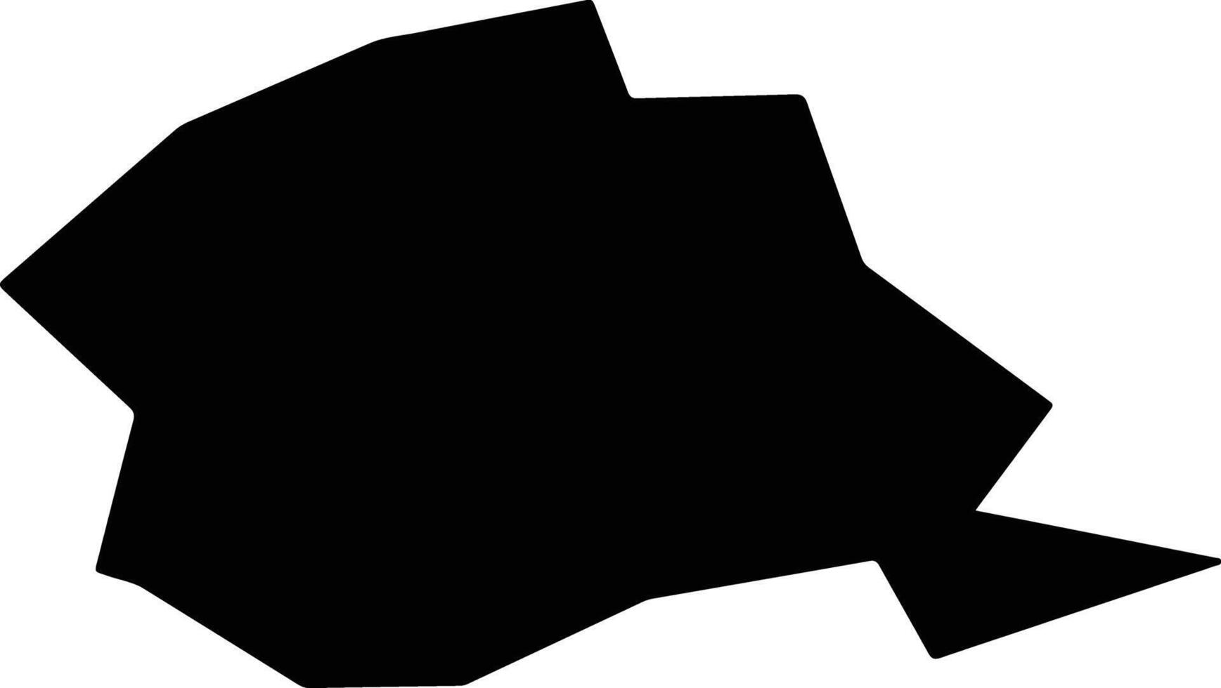 DUNDRUM LEA 7 Ireland silhouette map vector
