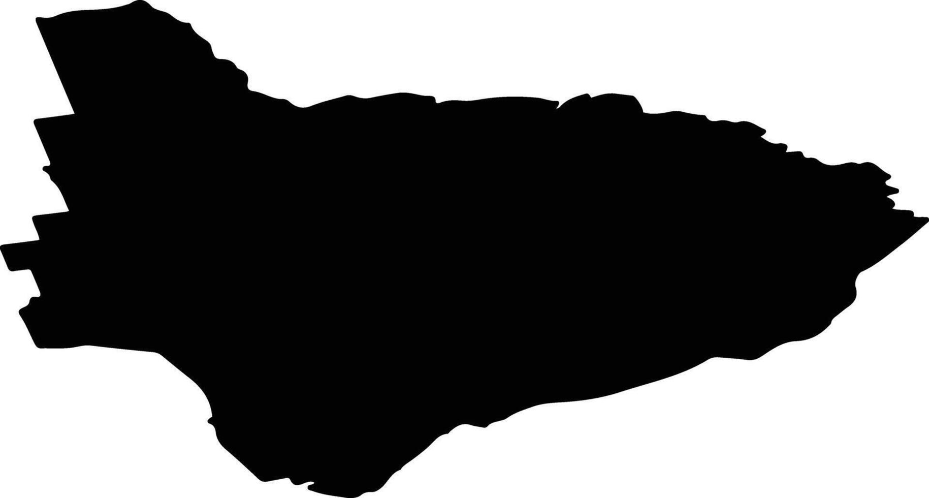 Dunikas pag Latvia silhouette map vector