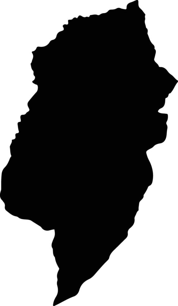 Durania Colombia silhouette map vector