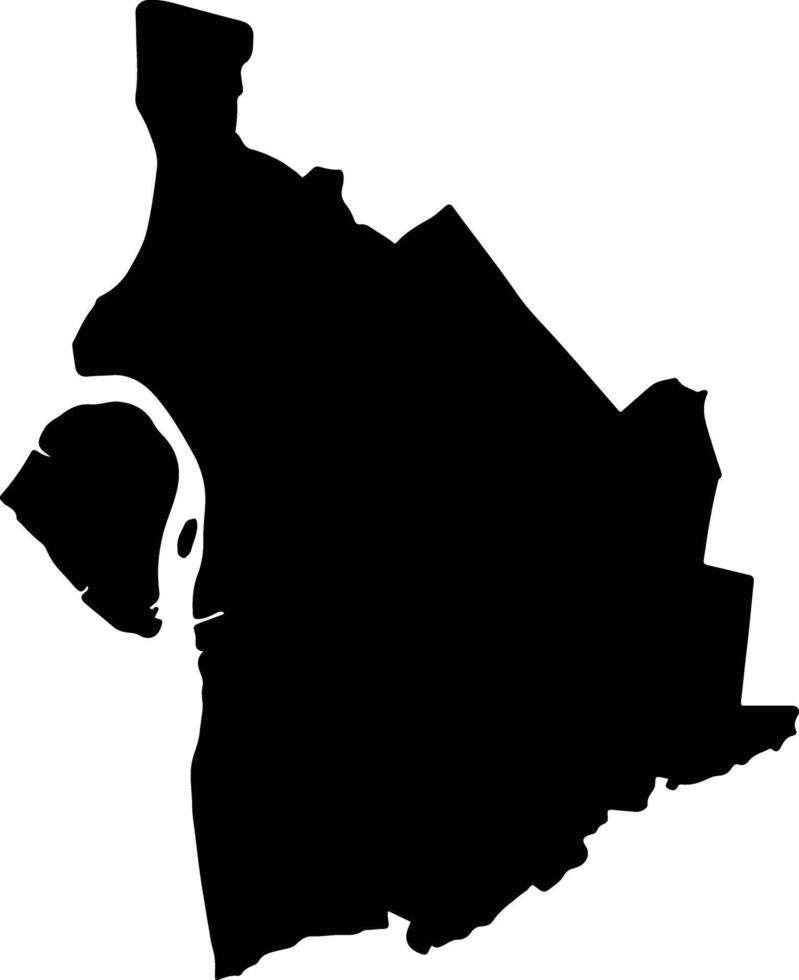 Duran Ecuador silhouette map vector