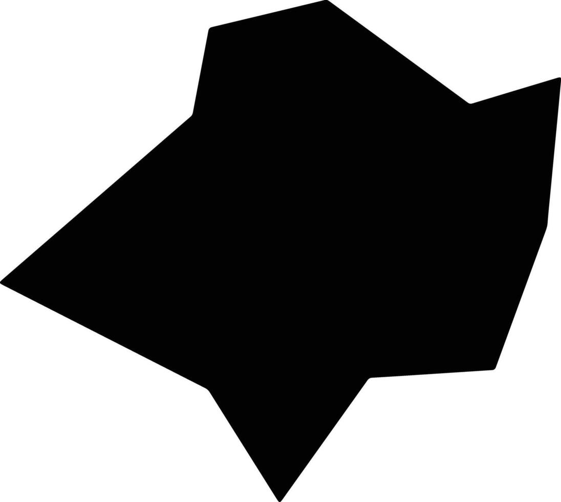 Duyunshi China silhouette map vector