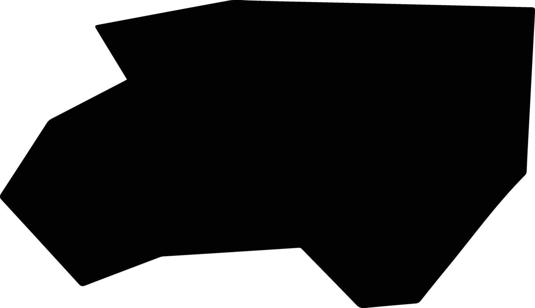 Dyer United States silhouette map vector