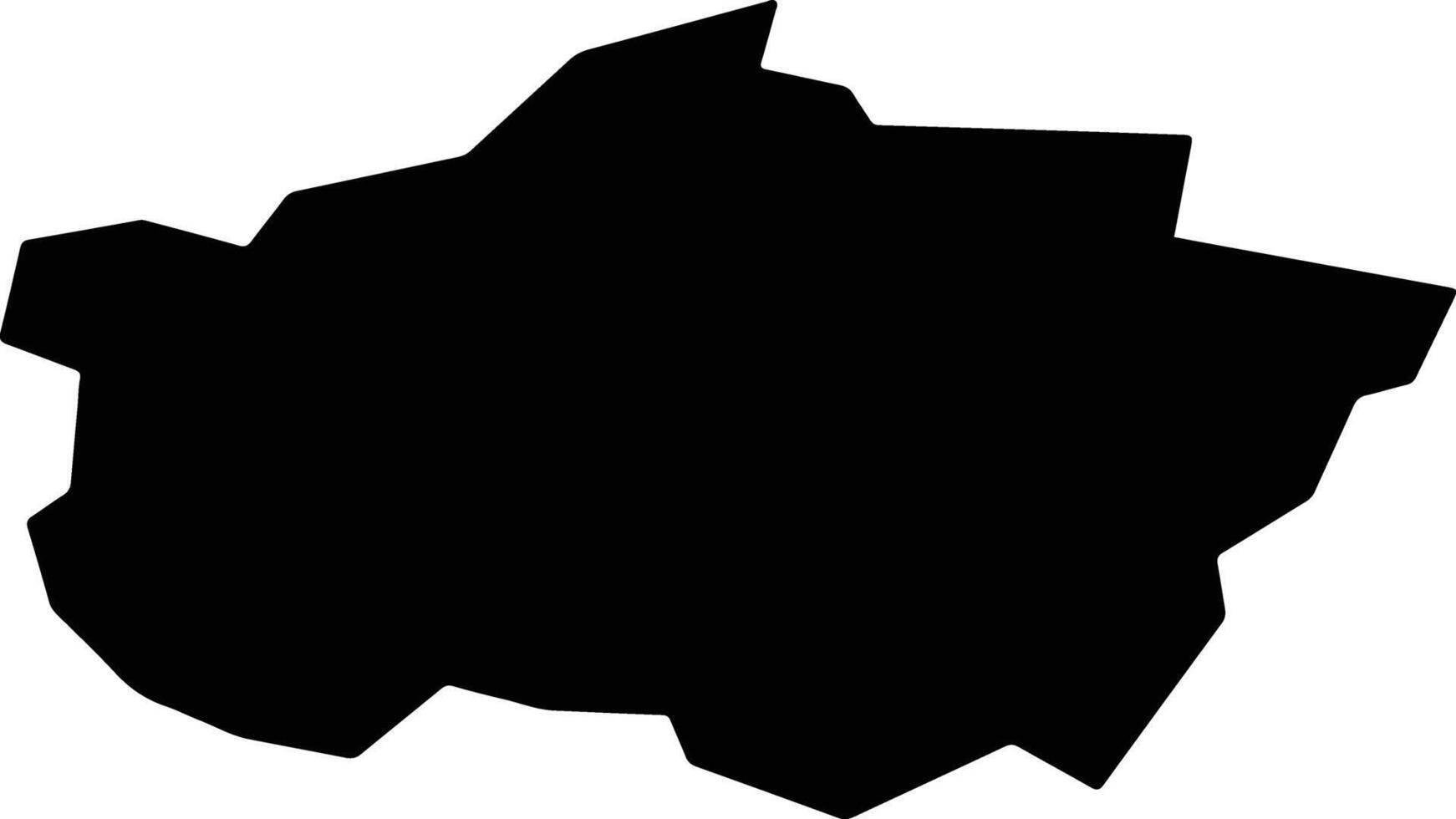 Dzyatlava Belarus silhouette map vector