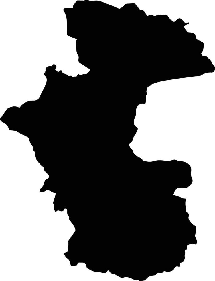 Ea Kar Vietnam silhouette map vector