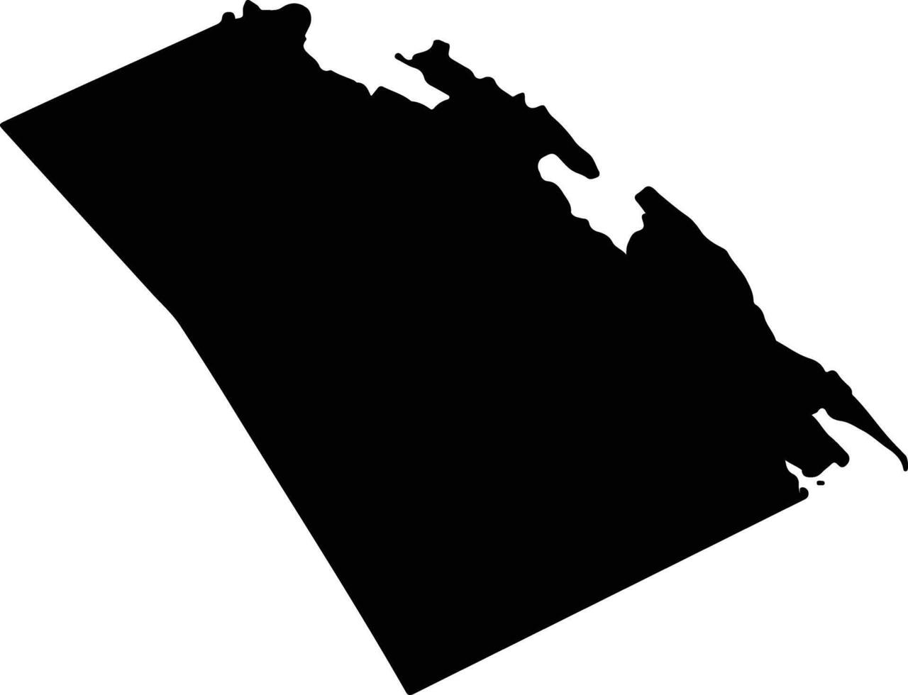 East Kwaio Solomon Islands silhouette map vector