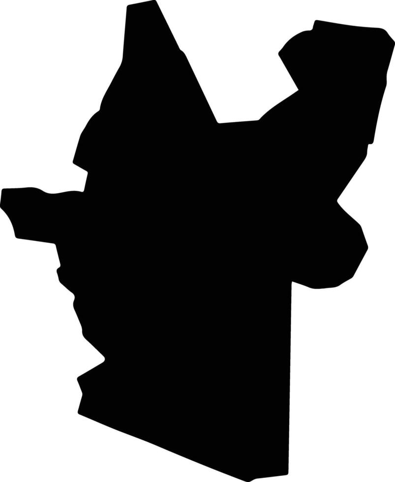Ecatepec de Morelos Mexico silhouette map vector