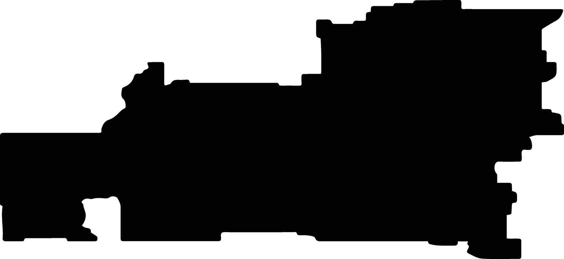 Edmonton Canada silhouette map vector