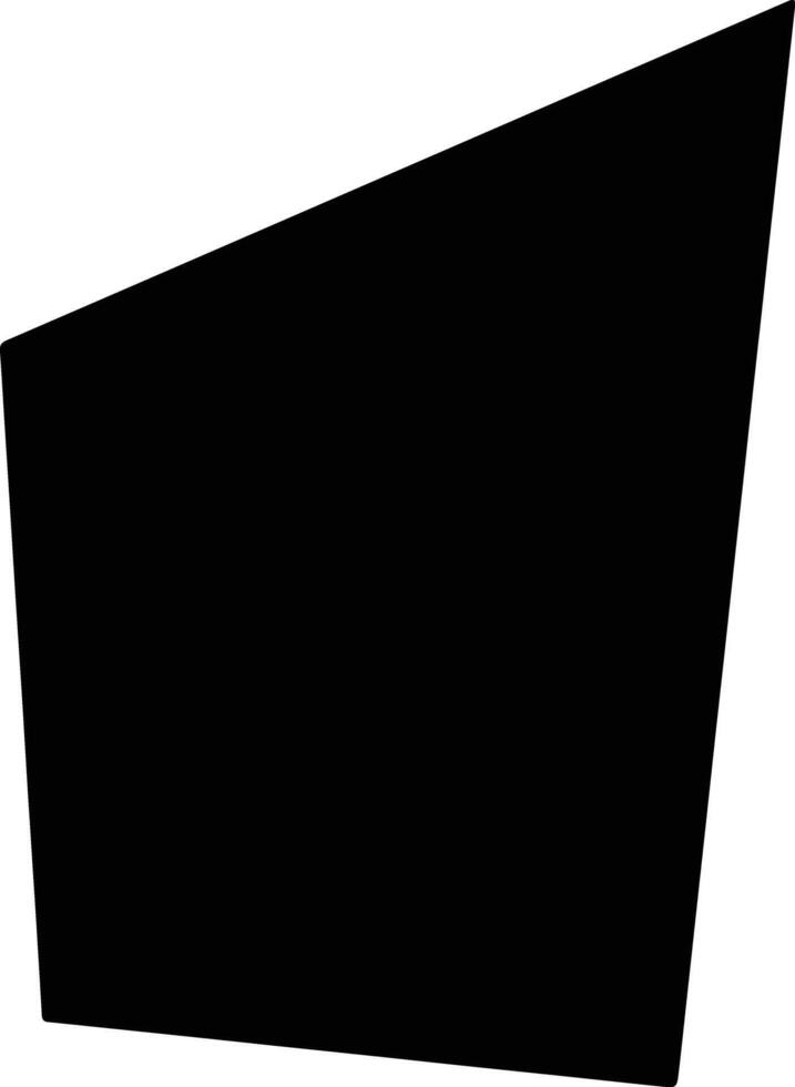 Eenhana Namibia silhouette map vector