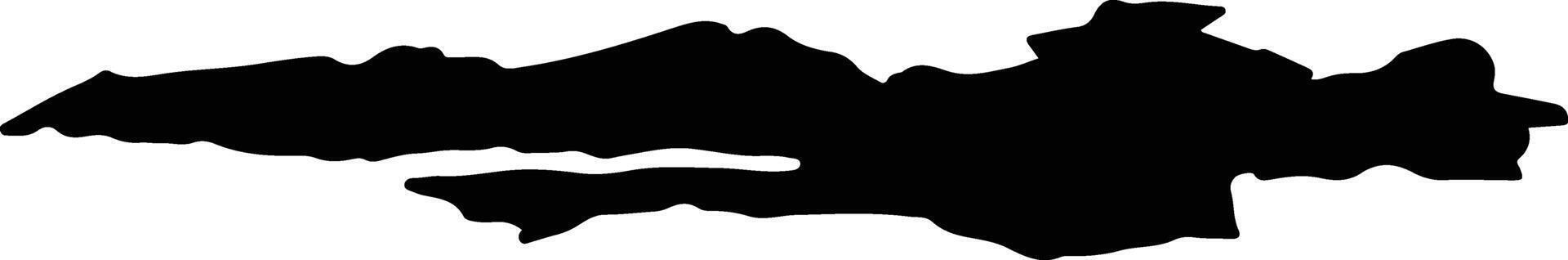 Eid nor Norway silhouette map vector