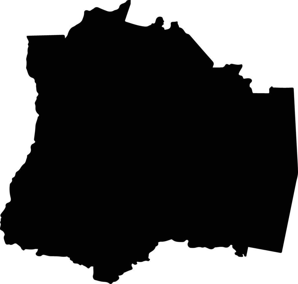 El Alto Argentina silhouette map vector