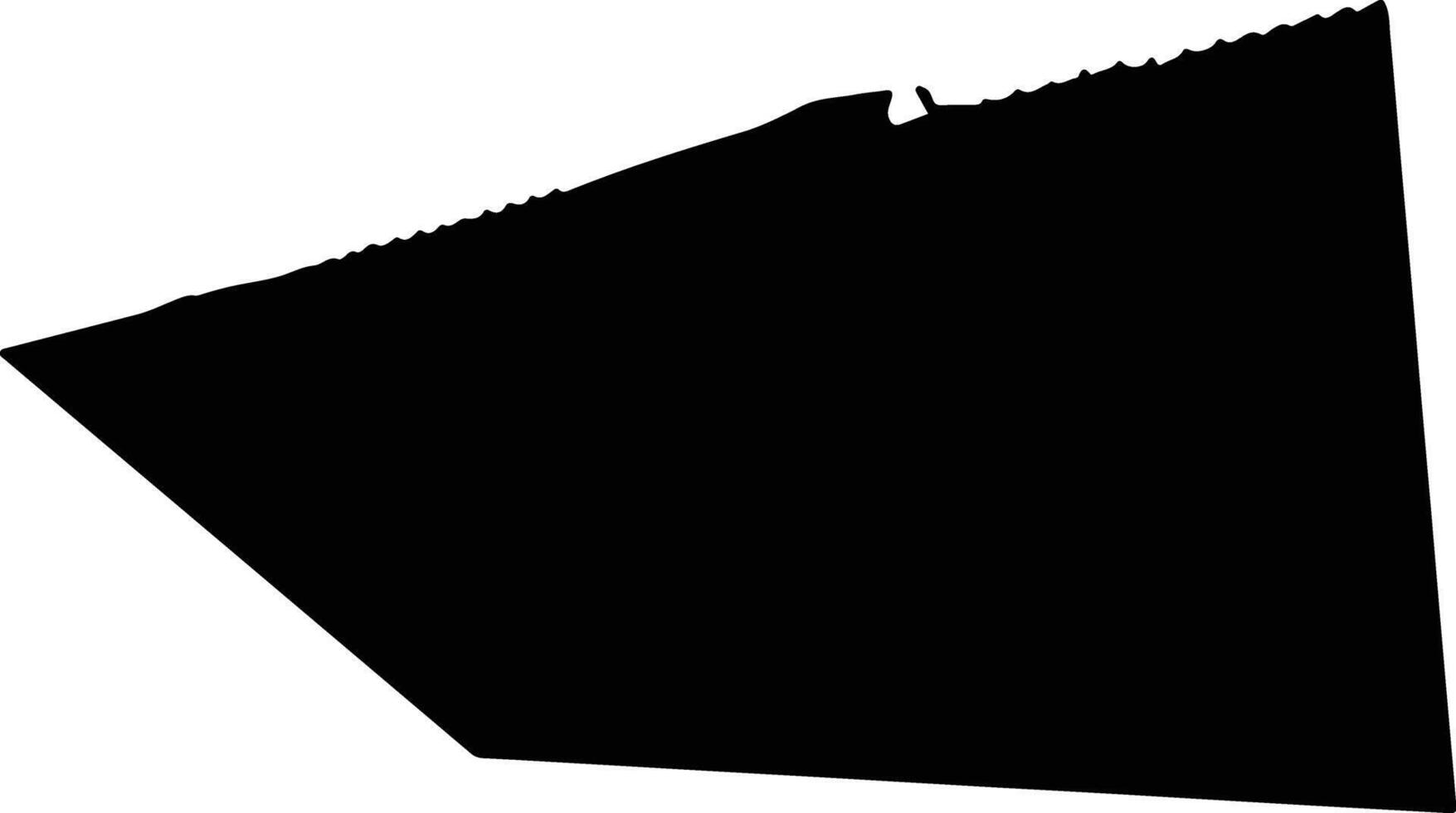 El Arish 1 Egypt silhouette map vector