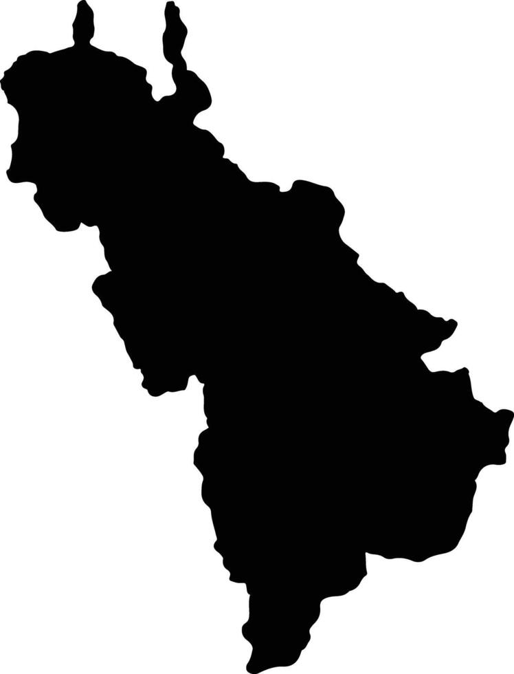 El Carmen De Viboral Colombia silhouette map vector