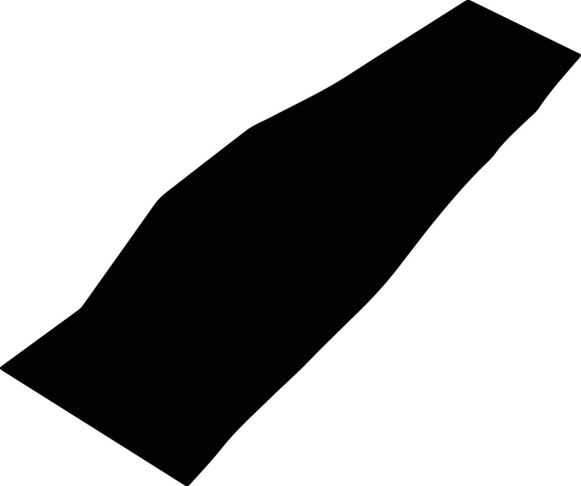 EL DHERE Somalia silhouette map vector