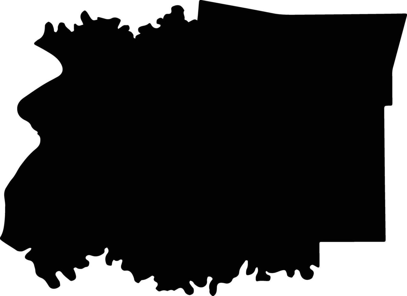 El Dorado Argentina silhouette map vector