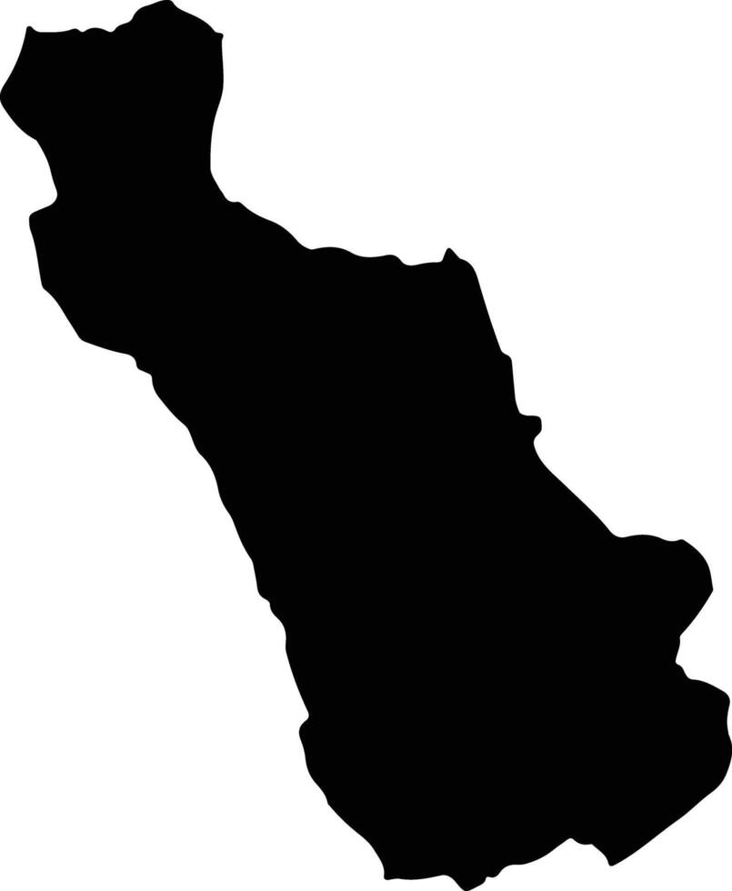 El Dorado Peru silhouette map vector
