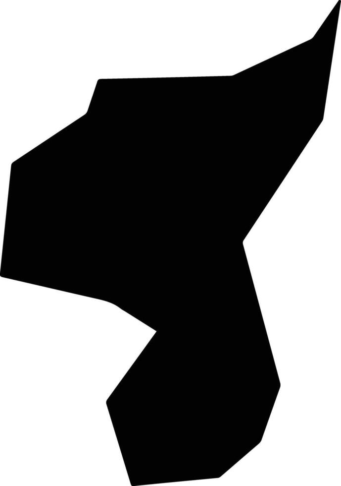 El Mansora 1 Egypt silhouette map vector