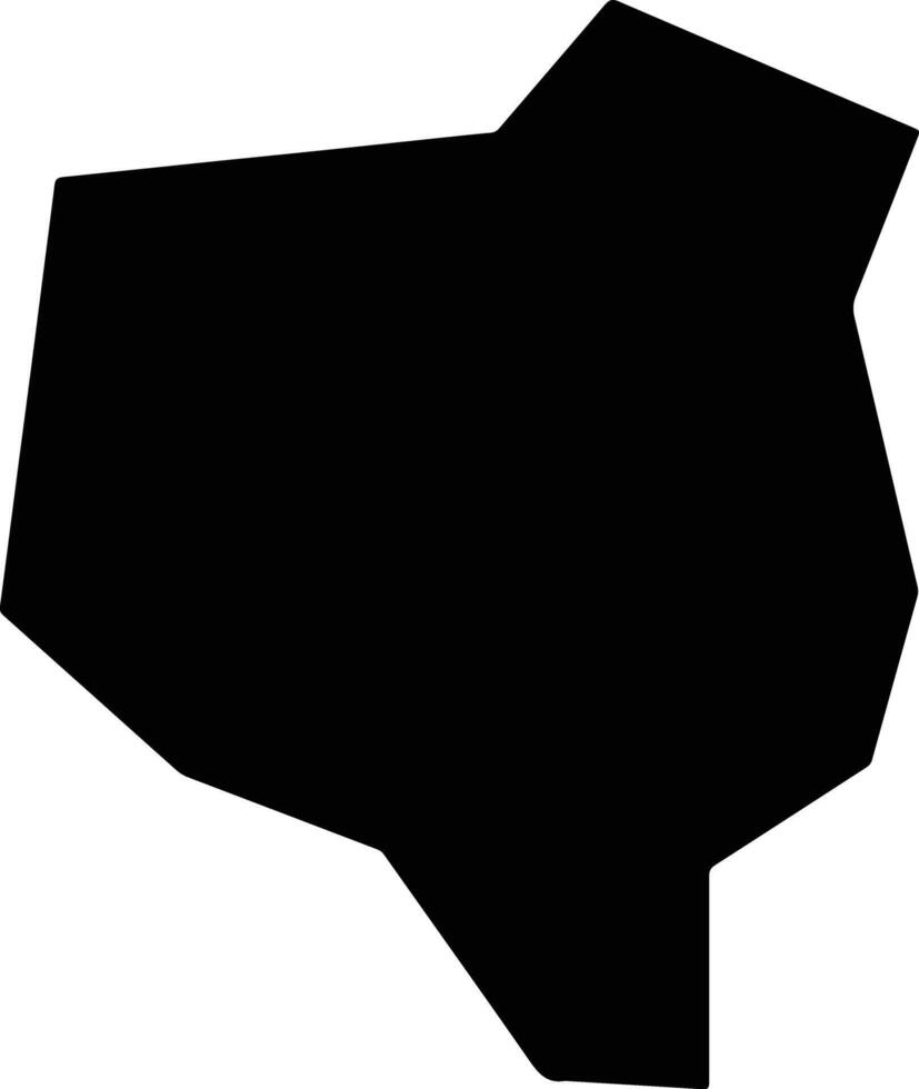 El Porvenir El Salvador silhouette map vector