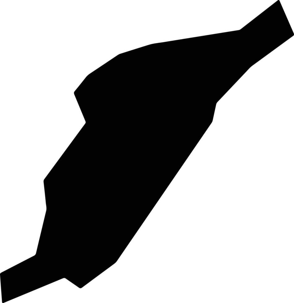 El Rodeo Guatemala silhouette map vector