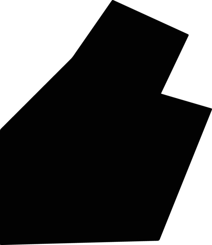 EL WAK Somalia silhouette map vector