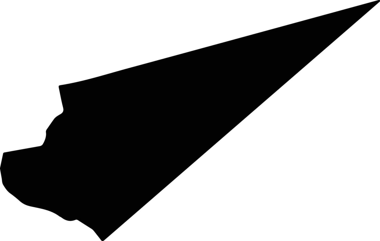 Elechui Palau silhouette map vector