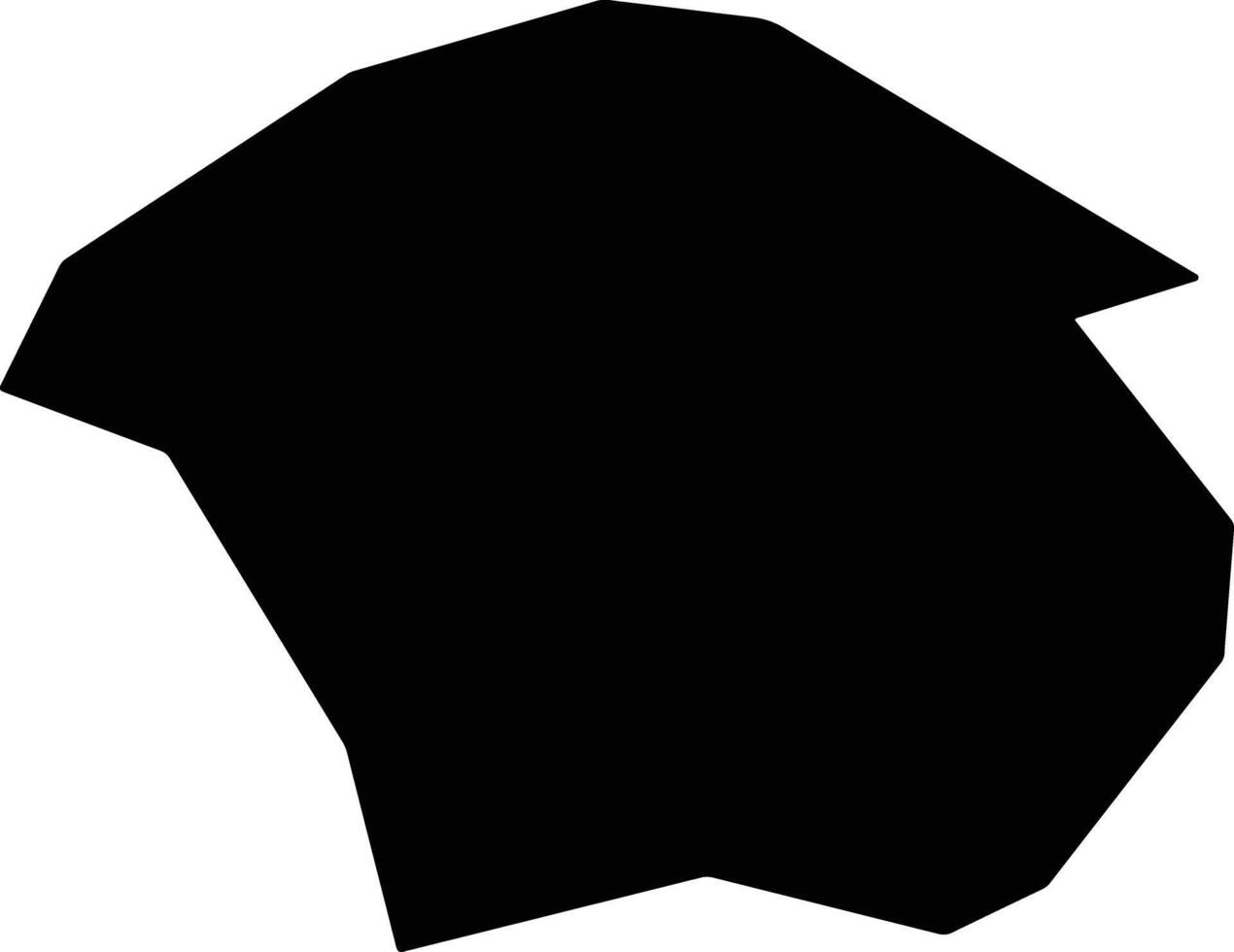 Elia Lefkosias Cyprus silhouette map vector