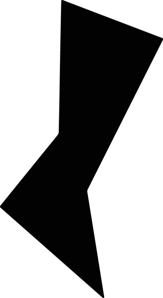 Ella Keryneias Cyprus silhouette map vector