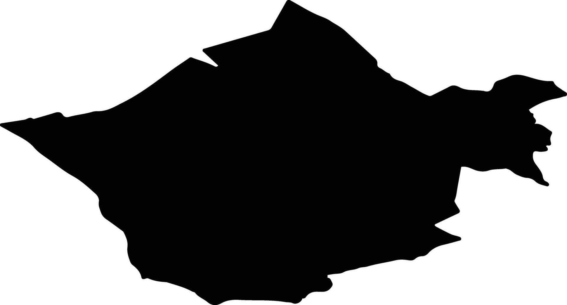 Elverum nor Norway silhouette map vector