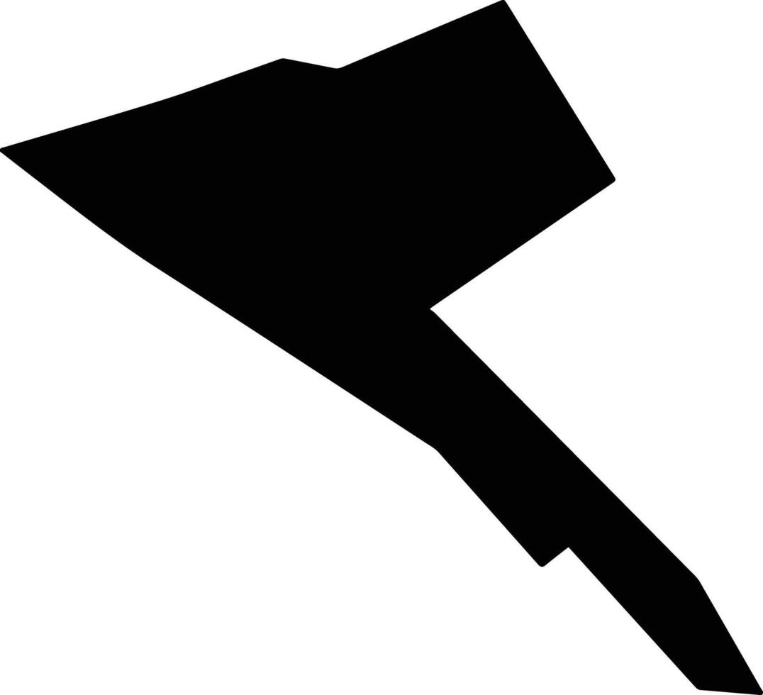 Embakasi South Kenya silhouette map vector