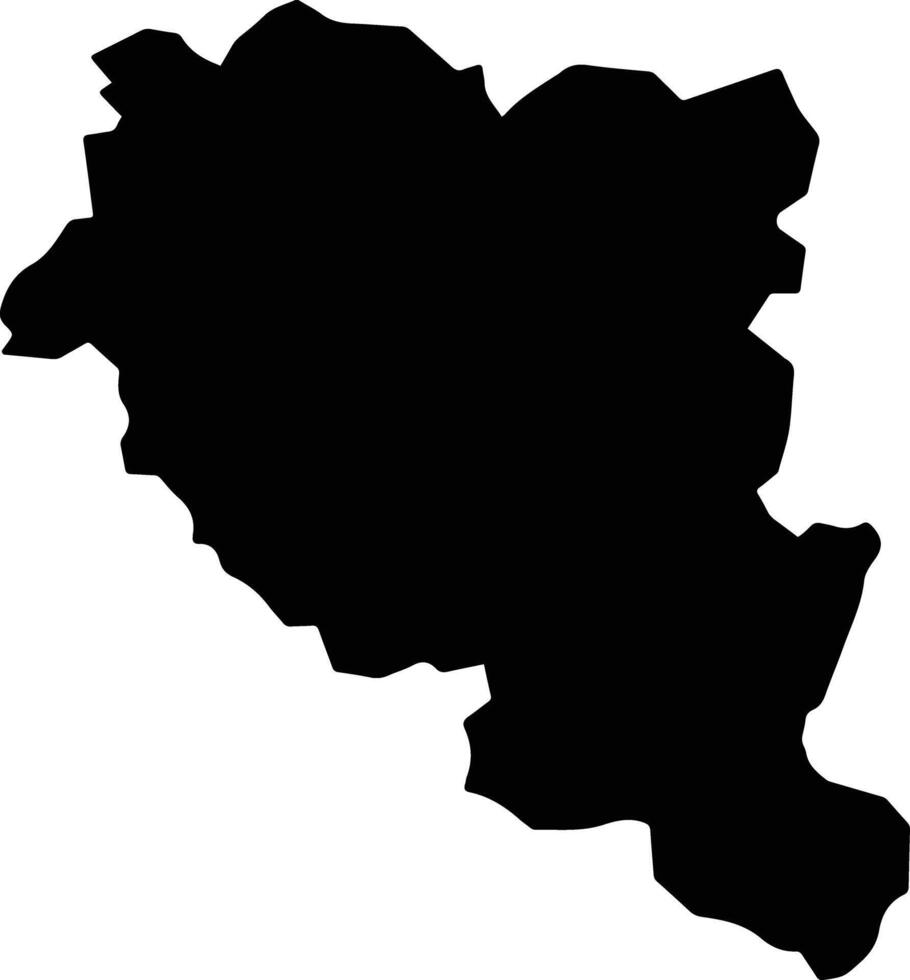 Emei Taiwan silhouette map vector