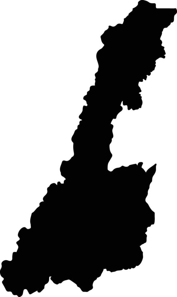 Empalme Ecuador silhouette map vector