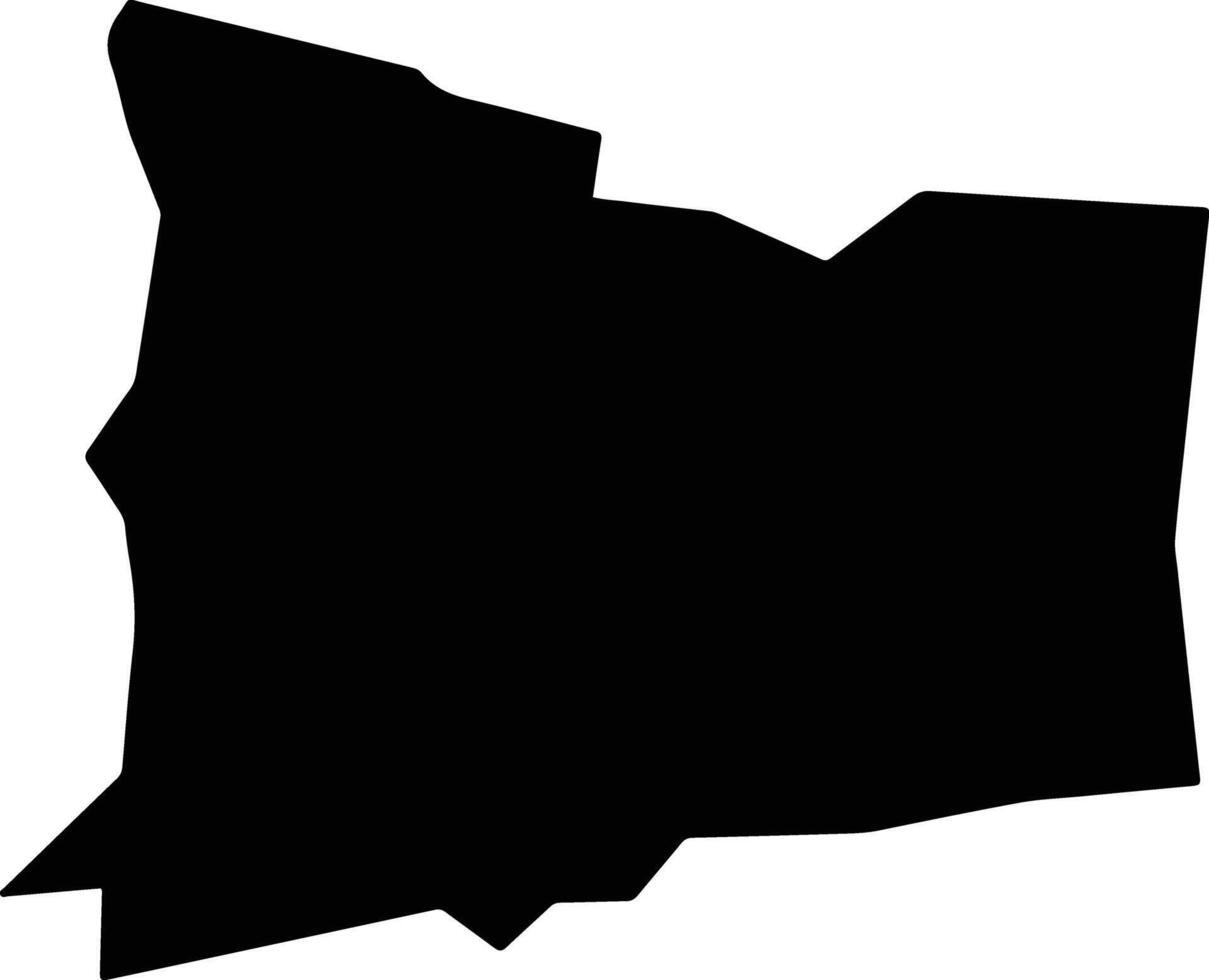 Empalme Olmos Uruguay silhouette map vector