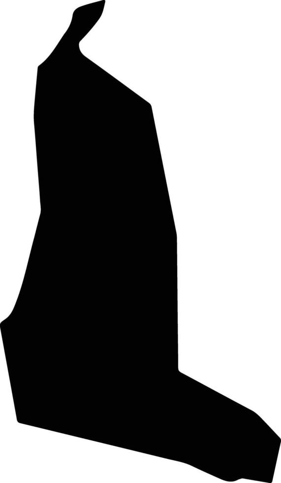 En Bamboo Saint Lucia silhouette map vector