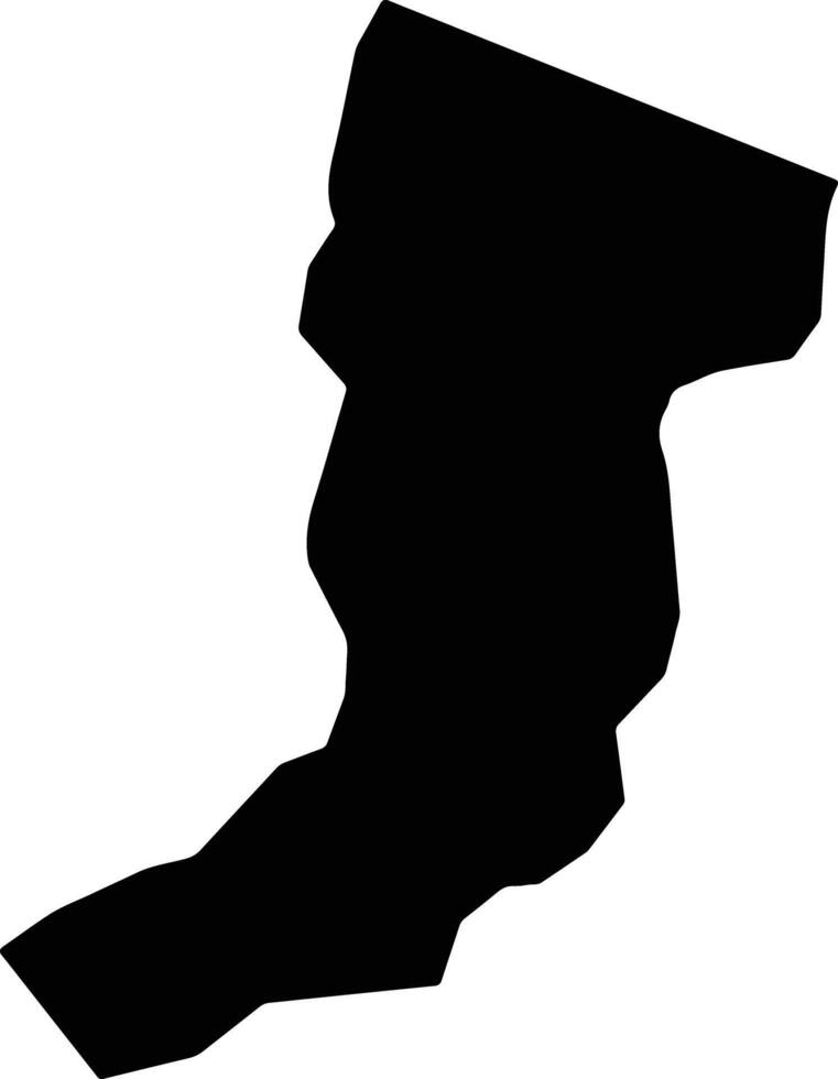 En Leur Ba Balca Saint Lucia silhouette map vector