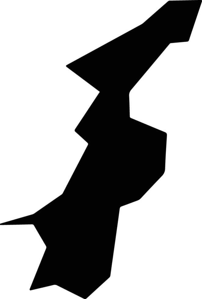 Engenheiro Caldas Brazil silhouette map vector