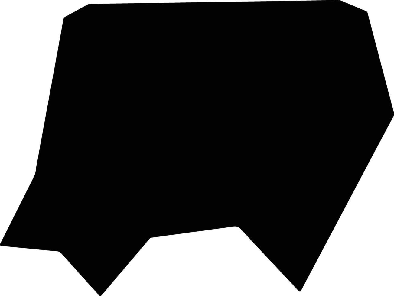Engenheiro Paulo de Frontin Brazil silhouette map vector