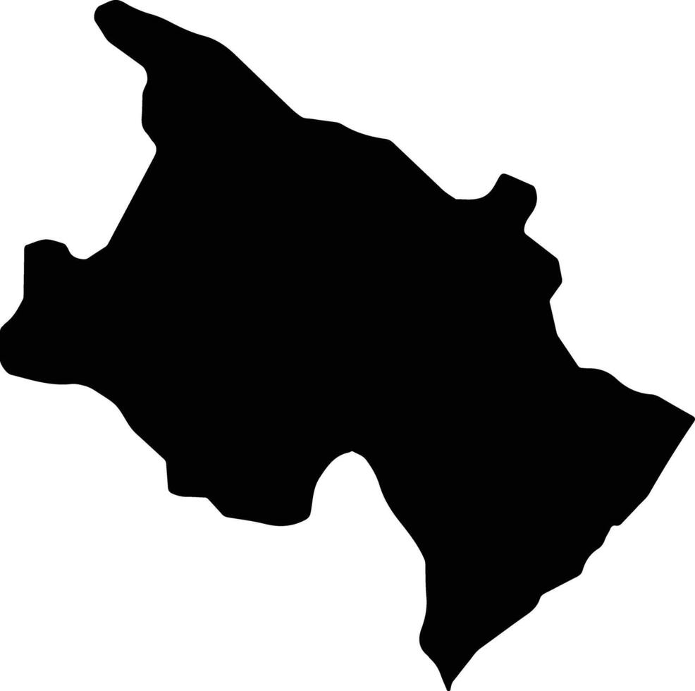 Enriquillo Dominican Republic silhouette map vector