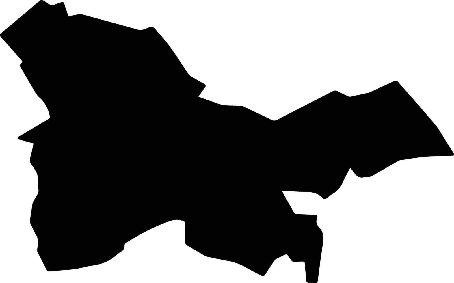 Enying Hungary silhouette map vector