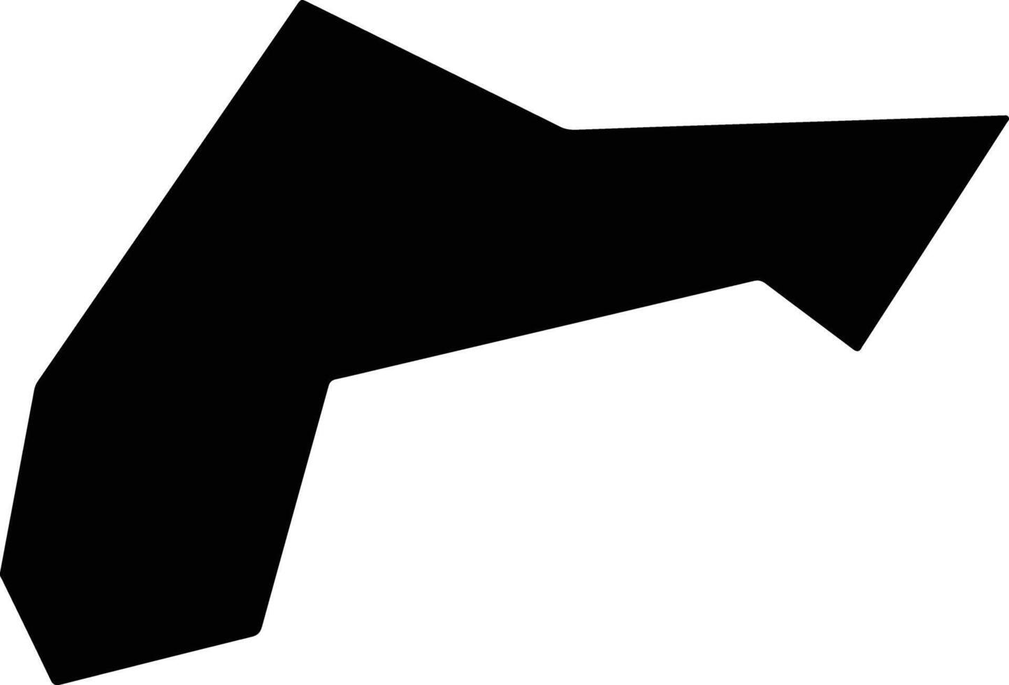 Episkopeio Cyprus silhouette map vector