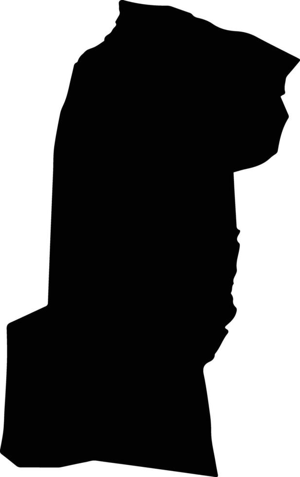 Erdene Mongolia silhouette map vector