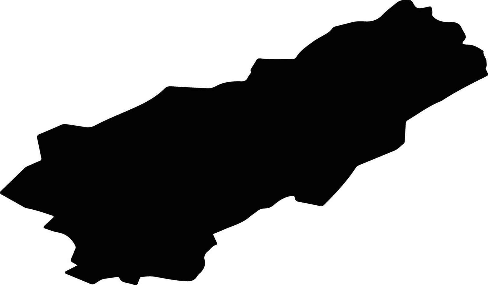 Erdenebulgan Mongolia silhouette map vector