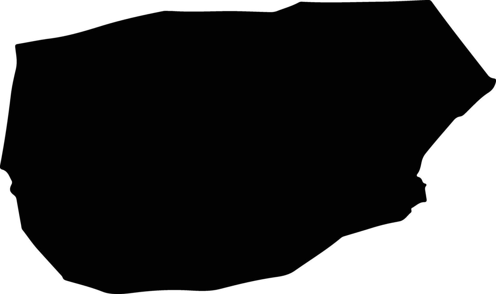 Erdenecagaan Mongolia silhouette map vector