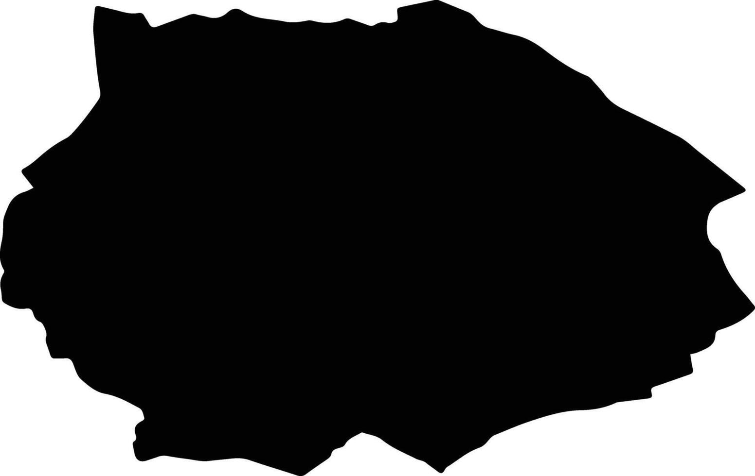 Erdenecogt Mongolia silhouette map vector