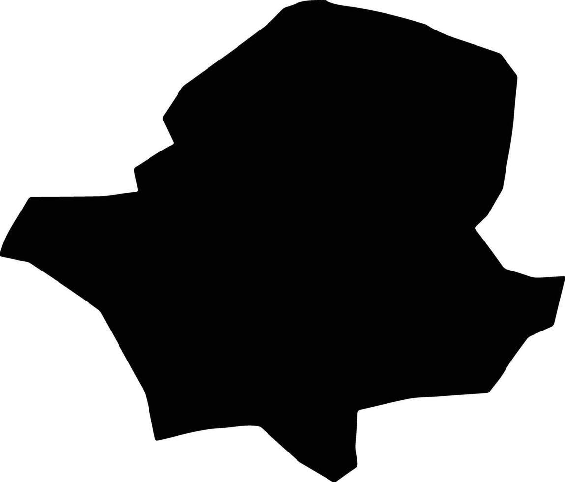 Erdenedalai Mongolia silhouette map vector